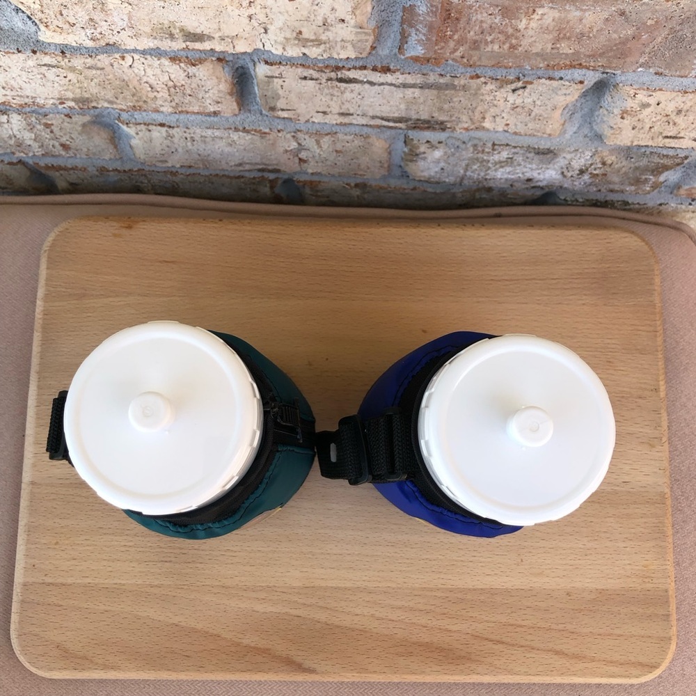 Igloo Set 2 New Vintage Insulated Retro Reusable Water Bottle Shoulder Strap‎ - Picture 6 of 12